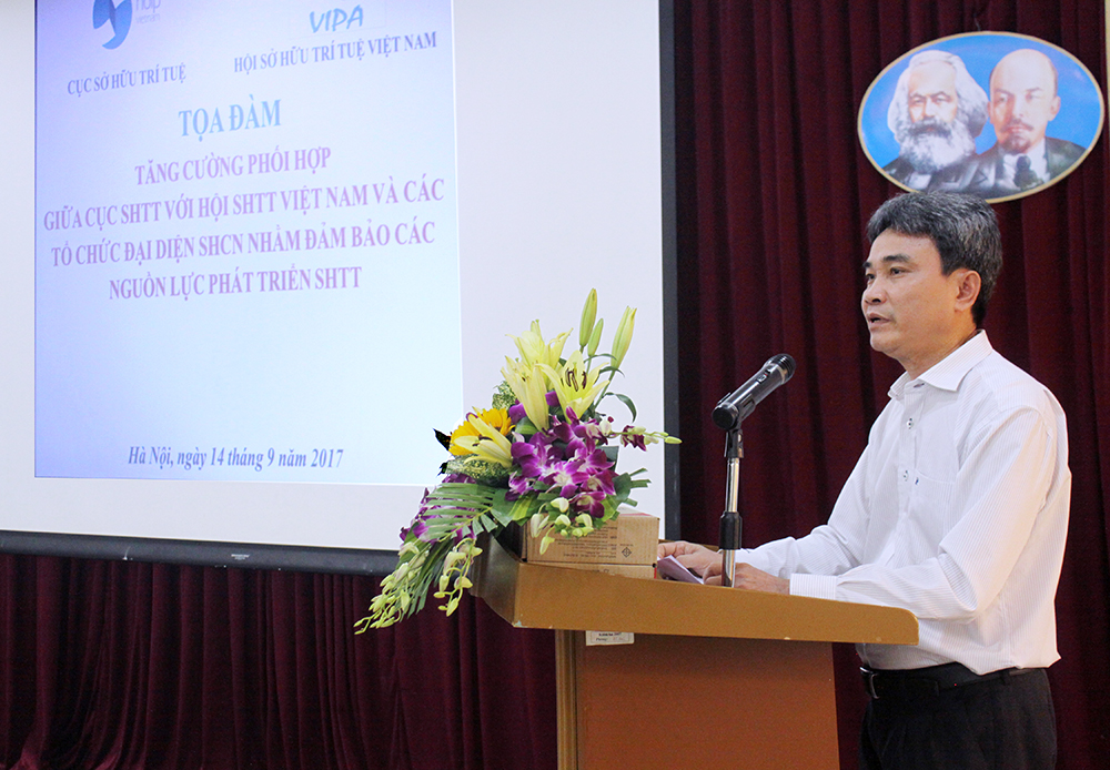 Ông Đinh Hữu Phí: “Cục SHTT nói riêng đã đạt được nhiều kết quả đáng ghi nhận, tuy vậy vẫn còn nhiều vấn đề đặt ra cần khắc phục và giải quyết”