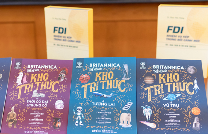 Những đầu sách mới được giới thiệu tại sự kiện. Ảnh: NXB