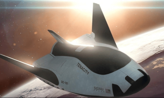 Mô phỏng máy bay vũ trụ Tenacity. Ảnh: Sierra Space