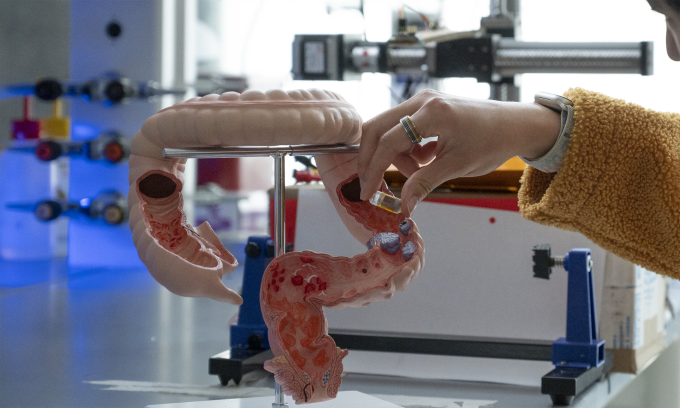 Hệ thống cuộn cảm phát hiện vị trí cảm biến do Trường Kỹ thuật Viterbi thuộc Đại học Nam California nghiên cứu. Ảnh: USC