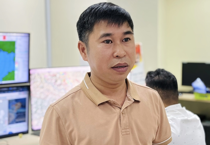Ông Nguyễn Đức Phương, Trưởng phòng Rada thời tiết, Trung tâm Mạng lưới Khí tượng Thủy văn quốc gia. Ảnh: Tổng cục Khí tượng Thủy văn