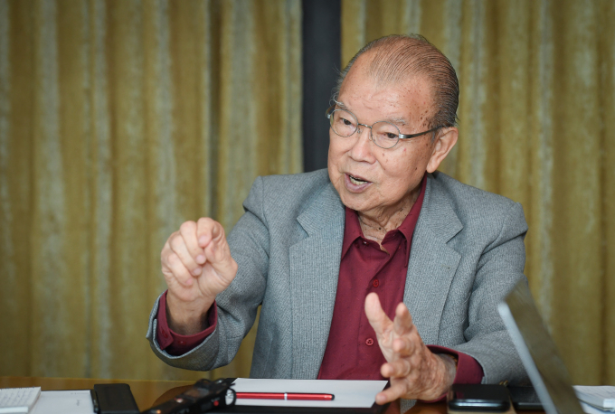 Nhà giáo nhân dân, GS.TS Võ Tòng Xuân. Ảnh:Văn Lưu