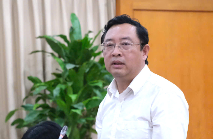 Ông Phạm Hồng Quất thông tin về Techfest 2024. Ảnh: Dương Tâm