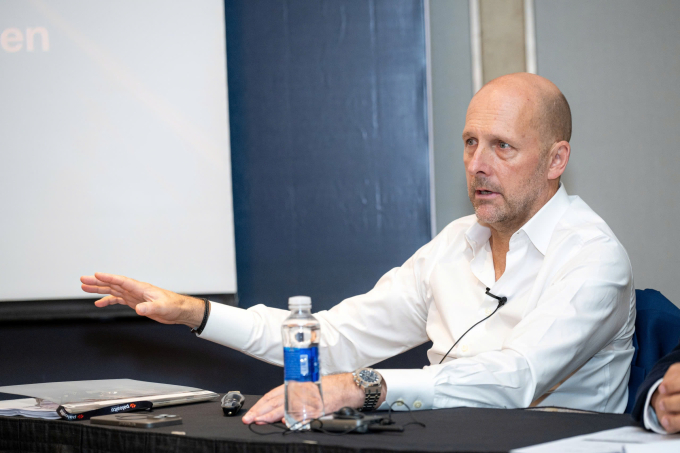 Simon Green, Chủ tịch khu vực châu Á - TBD và Nhật Bản của Palo Alto Networks. Ảnh: Minh Sơn