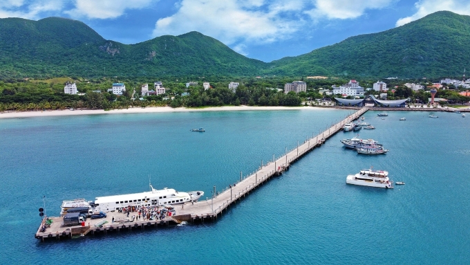 Cảng tàu khách Côn Đảo. Ảnh: Báo Bà Rịa - Vũng Tàu