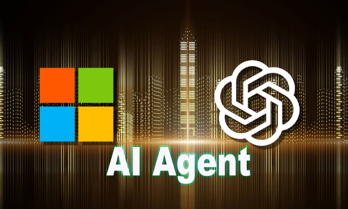 Logo Microsoft và OpenAI. Ảnh: BDTechTalk