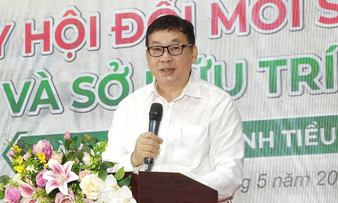 Ông Trần Lê Hồng, Phó Cục trưởng Sở hữu trí tuệ. Ảnh: Trọng Đạt