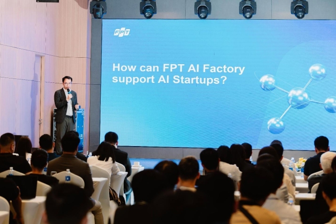 Doanh nghiệp có thể tiết kiệm 45% chi phí sở hữu, tăng tốc 9 lần phát triển AI cùng AI Factory. Ảnh: FPT Smart Cloud