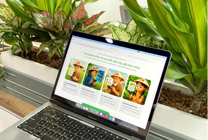 Thiết kế giao diện Đom Đóm AI trực quan, dễ sử dụng. Ảnh: Quang Anh