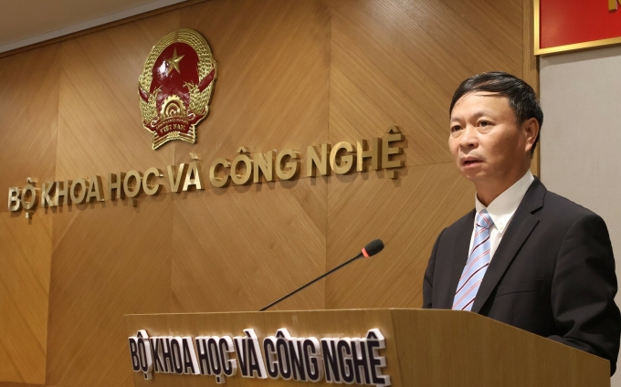 Thứ trưởng Khoa học và Công nghệ Hoàng Minh. Ảnh: Đức Huy
