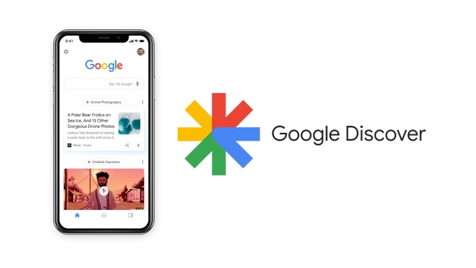 Giao diện Discover trên iOS. Ảnh: Google.