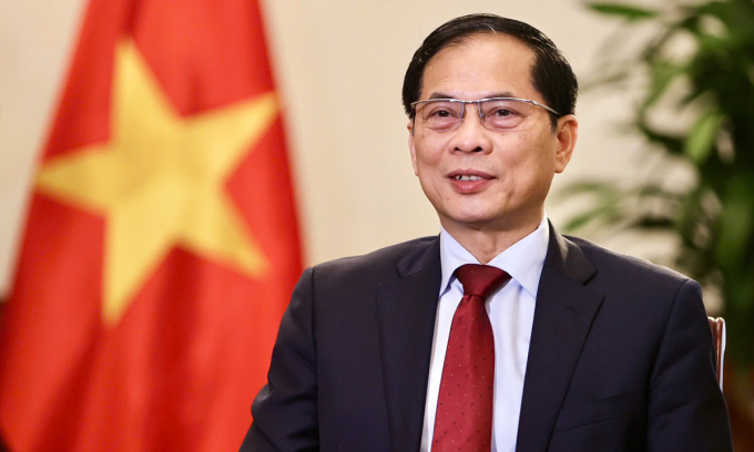 Phó Thủ tướng, Bộ trưởng Ngoại giao Bùi Thanh Sơn. Ảnh: Bộ Ngoại giao